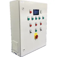 Szafa sterownicza dwupompowego zestawu hydroforowego HD2